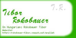 tibor rokobauer business card